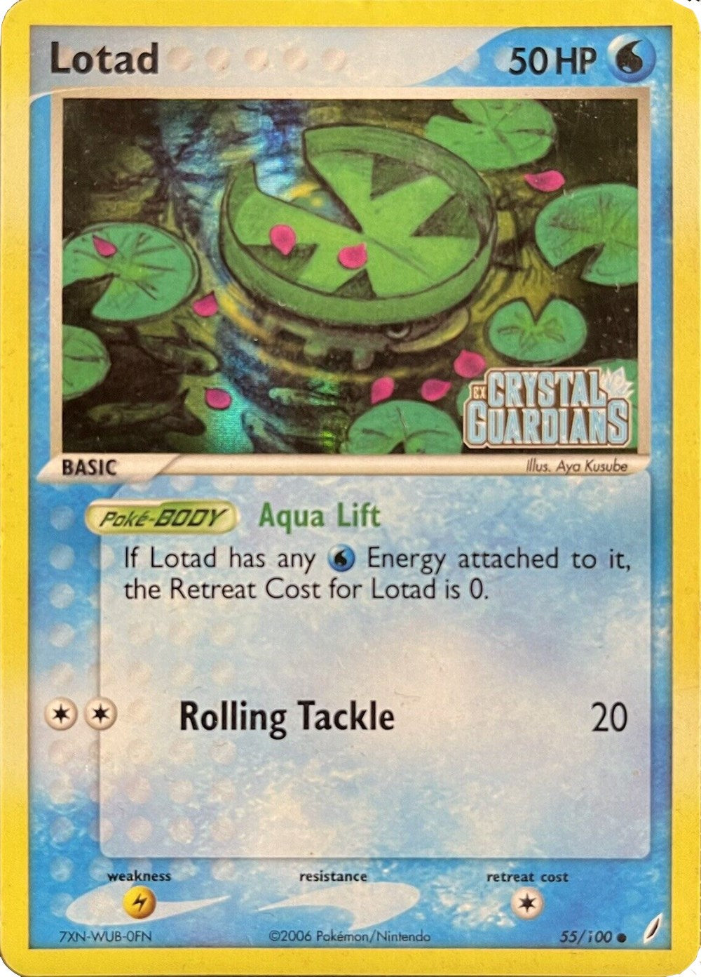 Lotad (055/100) (Theme Deck Exclusive) [EX: Crystal Guardians] | Exor Games Summserside