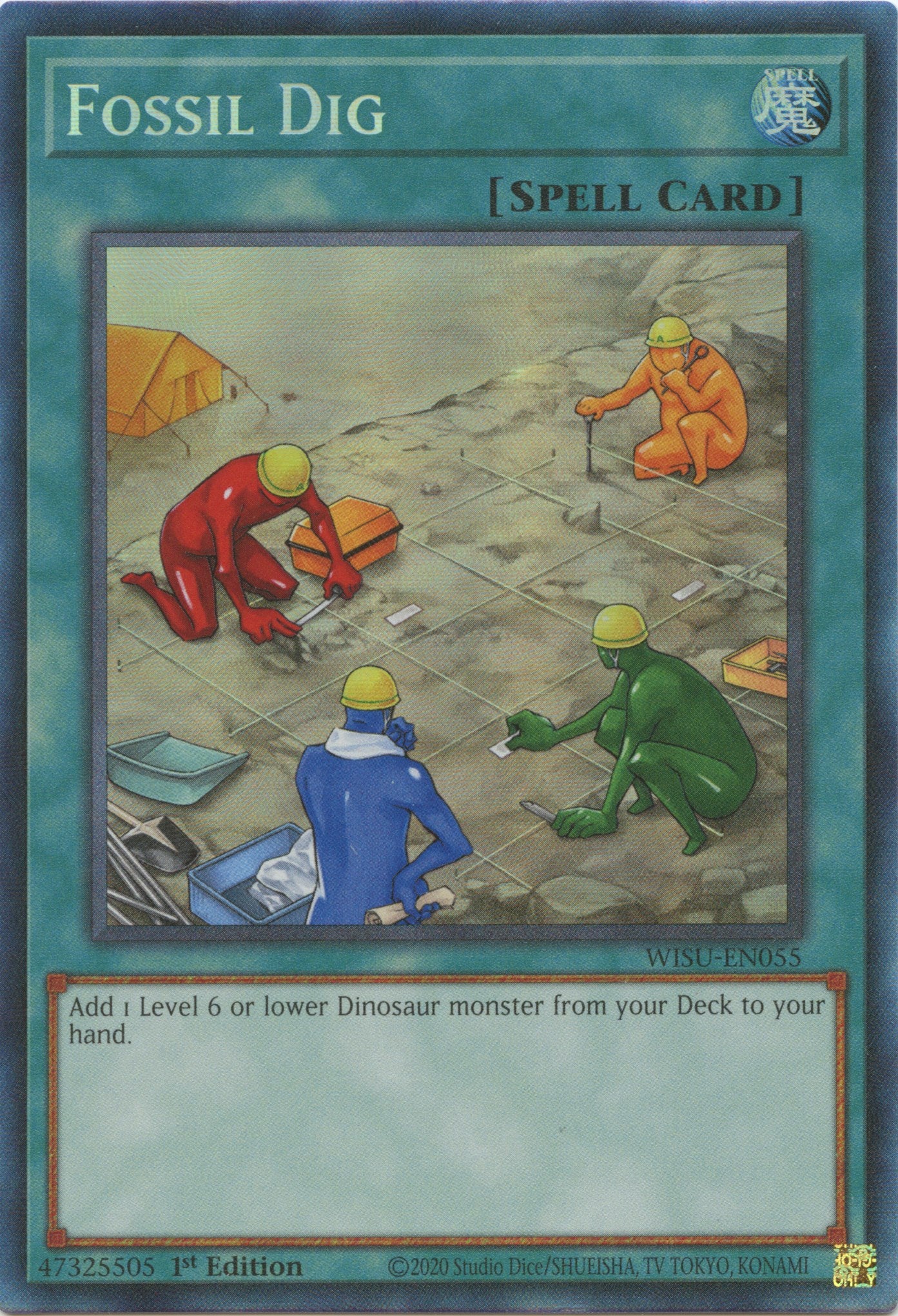 Fossil Dig [WISU-EN055] Collector's Rare | Exor Games Summserside