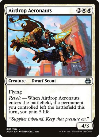 Airdrop Aeronauts [Aether Revolt] | Exor Games Summserside