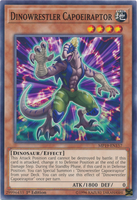 Dinowrestler Capoeiraptor [MP19-EN157] Common | Exor Games Summserside