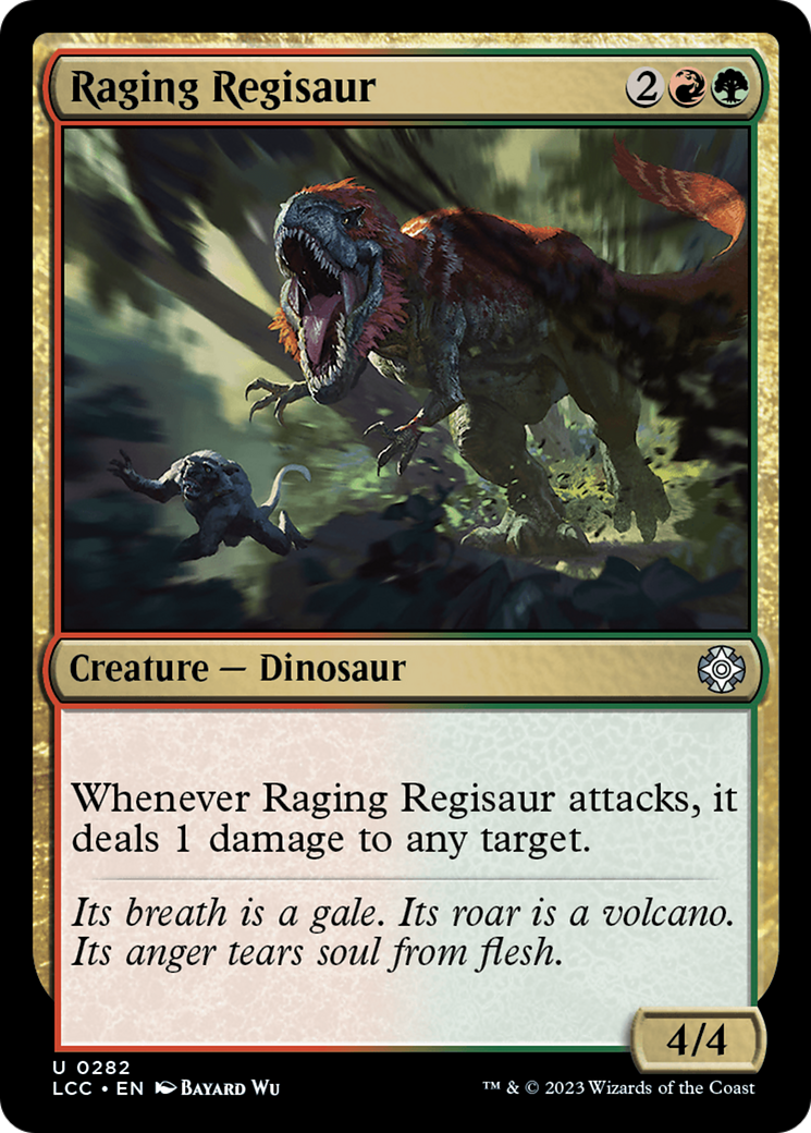 Raging Regisaur [The Lost Caverns of Ixalan Commander] | Exor Games Summserside