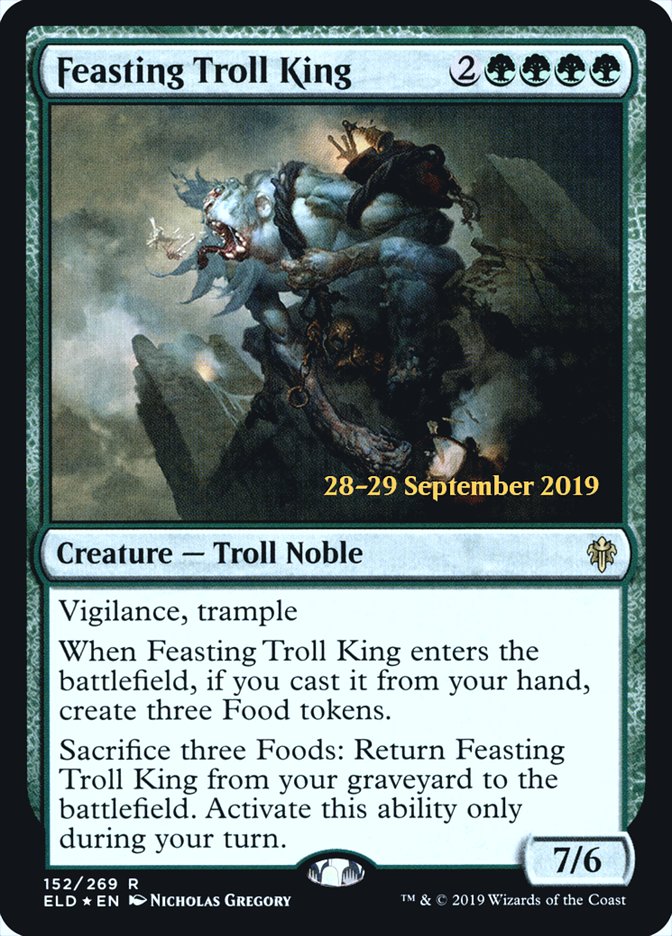 Feasting Troll King  [Throne of Eldraine Prerelease Promos] | Exor Games Summserside