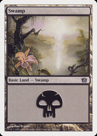 Swamp (341) [Eighth Edition] | Exor Games Summserside