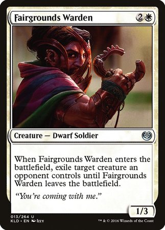 Fairgrounds Warden [Kaladesh] | Exor Games Summserside