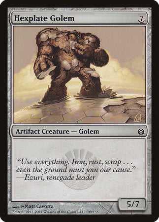 Hexplate Golem [Mirrodin Besieged] | Exor Games Summserside