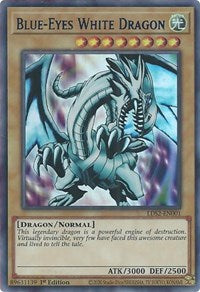 Blue-Eyes White Dragon (Blue) [LDS2-EN001] Ultra Rare | Exor Games Summserside