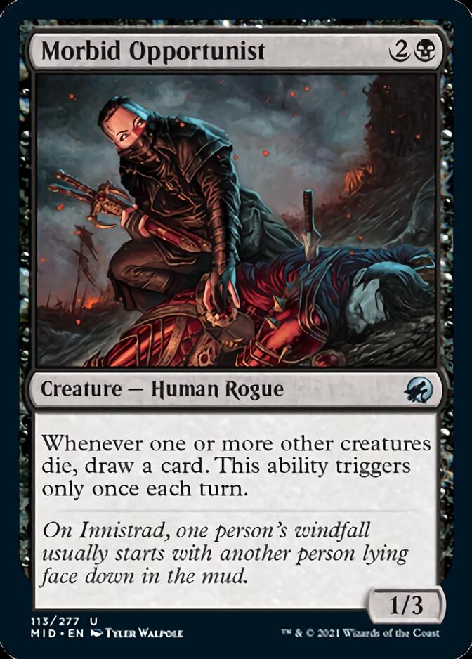 Morbid Opportunist [Innistrad: Midnight Hunt] | Exor Games Summserside