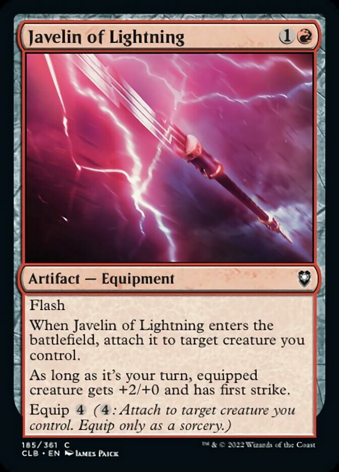 Javelin of Lightning [Commander Legends: Battle for Baldur's Gate] | Exor Games Summserside