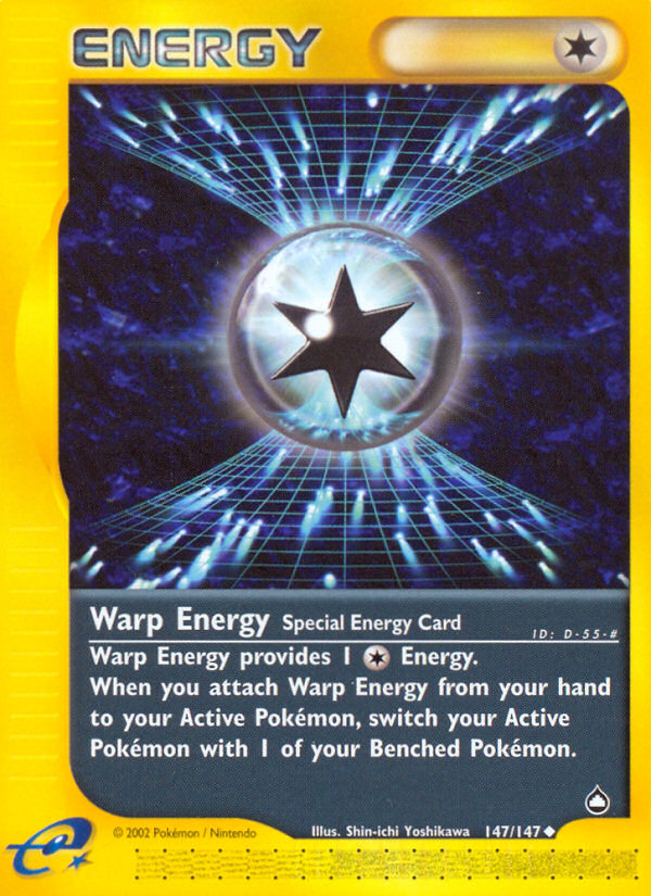 Warp Energy (147/147) [Aquapolis] | Exor Games Summserside