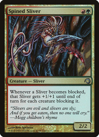 Spined Sliver [Premium Deck Series: Slivers] | Exor Games Summserside