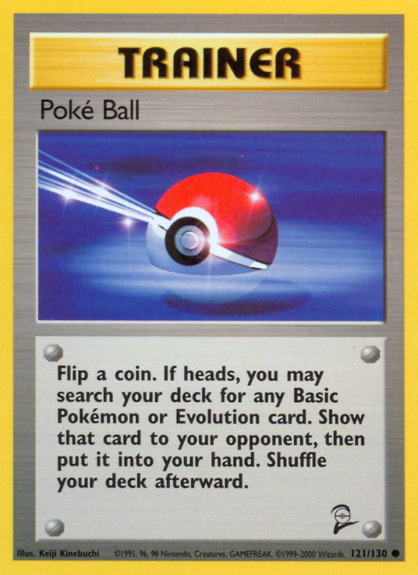 Poke Ball (121/130) [Base Set 2] | Exor Games Summserside