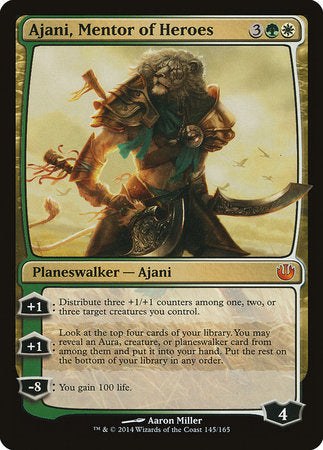 Ajani, Mentor of Heroes [Journey into Nyx] | Exor Games Summserside