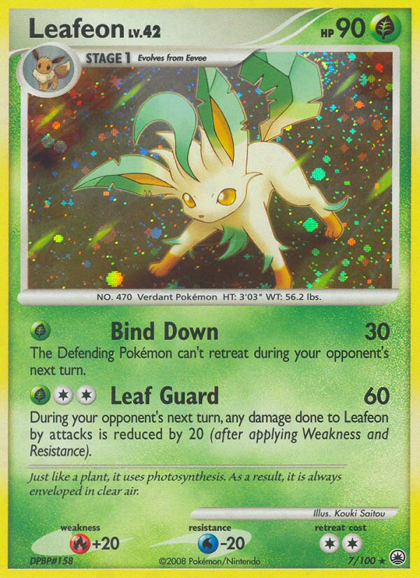 Leafeon (7/100) [Diamond & Pearl: Majestic Dawn] | Exor Games Summserside