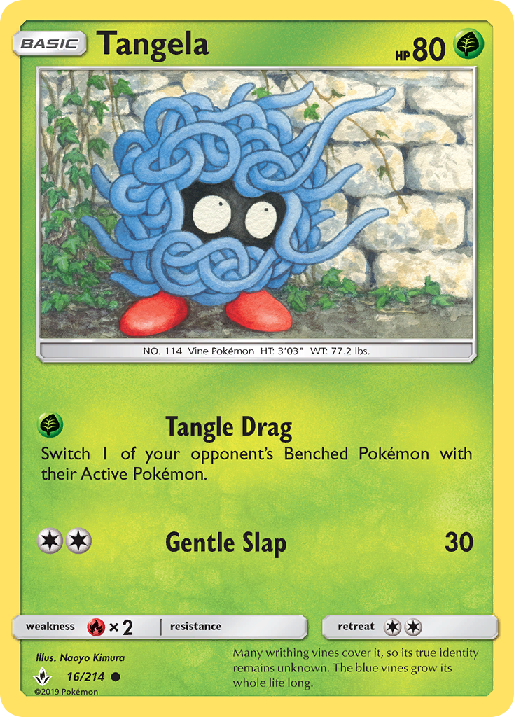 Tangela (16/214) [Sun & Moon: Unbroken Bonds] | Exor Games Summserside