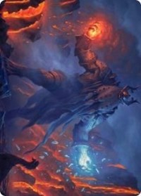 Aegar, the Freezing Flame Art Card [Kaldheim: Art Series] | Exor Games Summserside