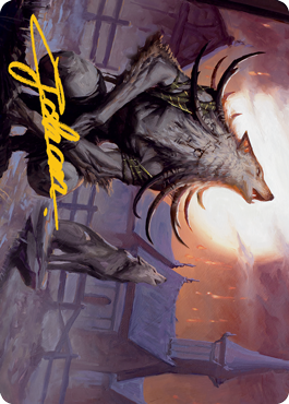 Lord of the Ulvenwald Art Card (Gold-Stamped Signature) [Innistrad: Midnight Hunt Art Series] | Exor Games Summserside