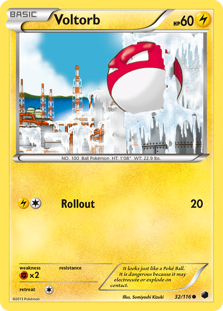 Voltorb (32/116) [Black & White: Plasma Freeze] | Exor Games Summserside