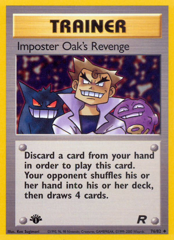 Imposter Oak's Revenge (76/82) [Team Rocket 1st Edition] | Exor Games Summserside