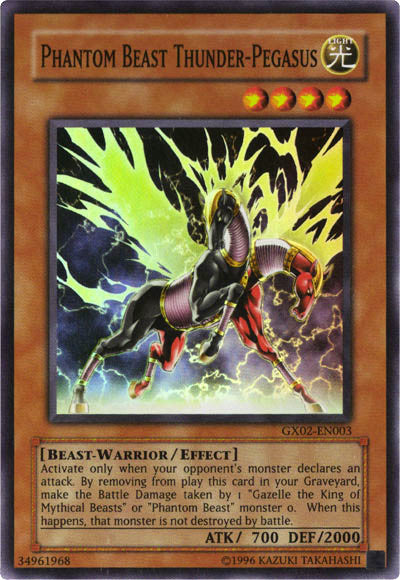 Phantom Beast Thunder-Pegasus [GX02-EN003] Super Rare | Exor Games Summserside