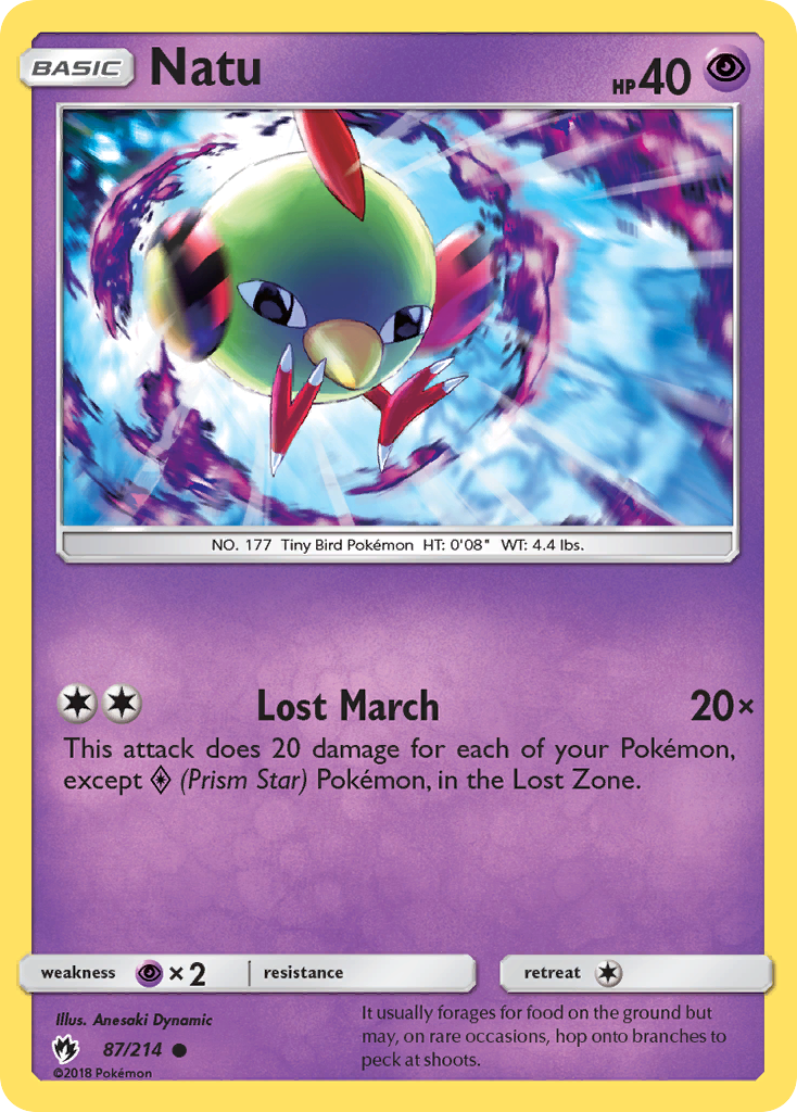 Natu (87/214) [Sun & Moon: Lost Thunder] | Exor Games Summserside