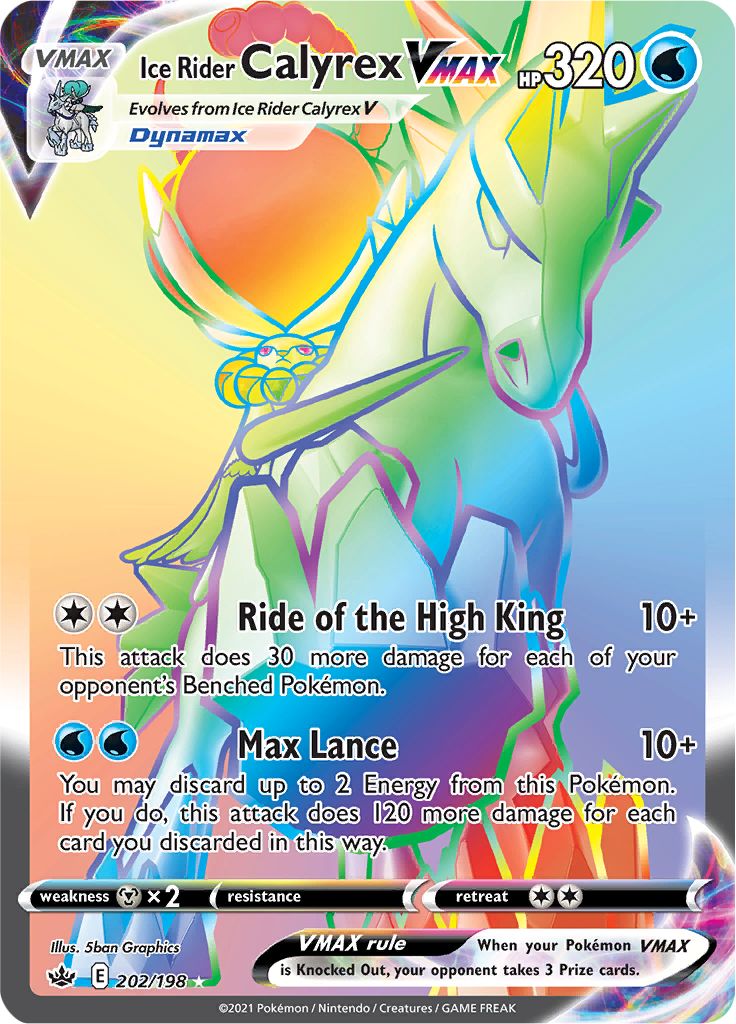 Ice Rider Calyrex VMAX (202/198) [Sword & Shield: Chilling Reign] | Exor Games Summserside