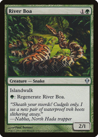 River Boa [Zendikar] | Exor Games Summserside