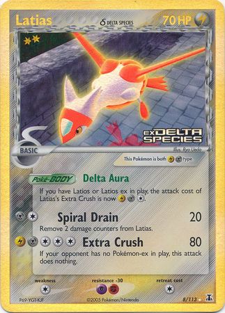 Latias (8/113) (Delta Species) (Stamped) [EX: Delta Species] | Exor Games Summserside