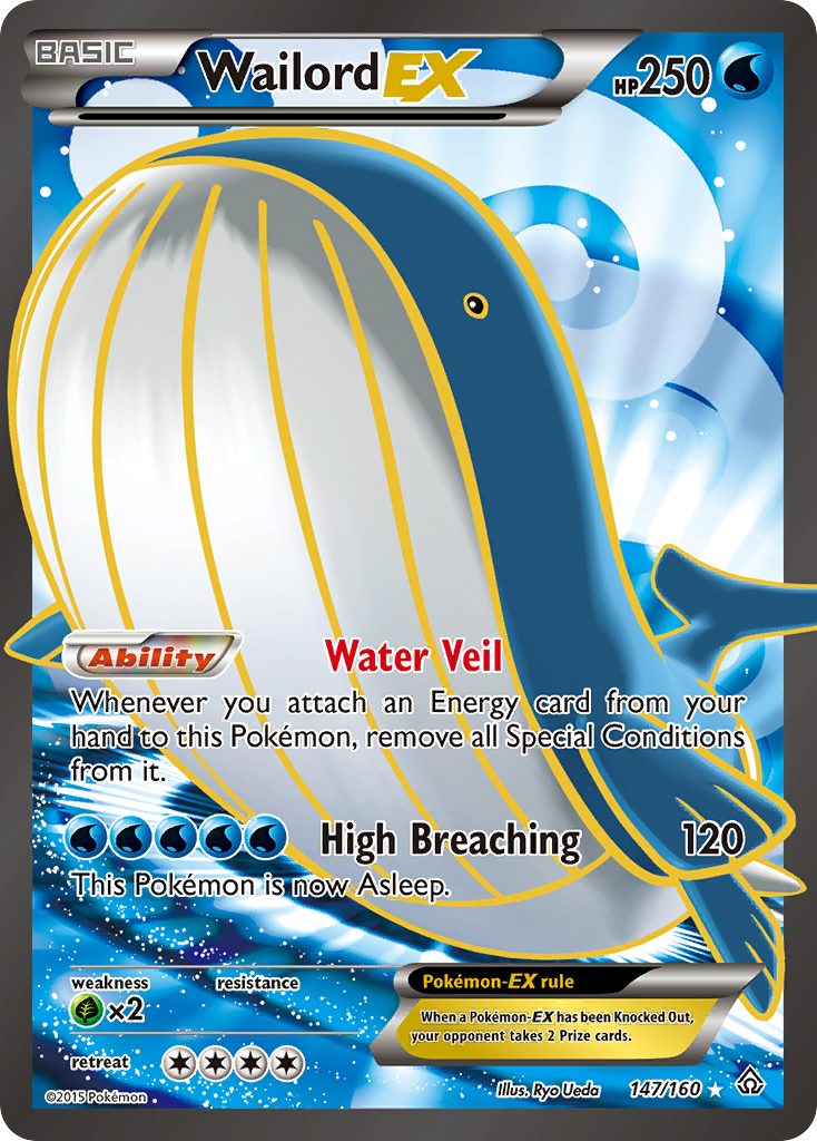 Wailord EX (147/160) [XY: Primal Clash] | Exor Games Summserside