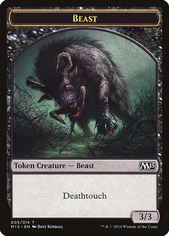 Beast (005/014) [Magic 2015 Tokens] | Exor Games Summserside