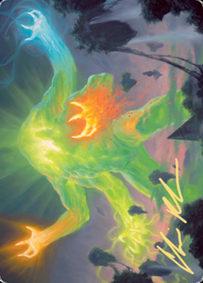 Omnath, Locus of Creation Art Card (Gold-Stamped Signature) [Zendikar Rising Art Series] | Exor Games Summserside