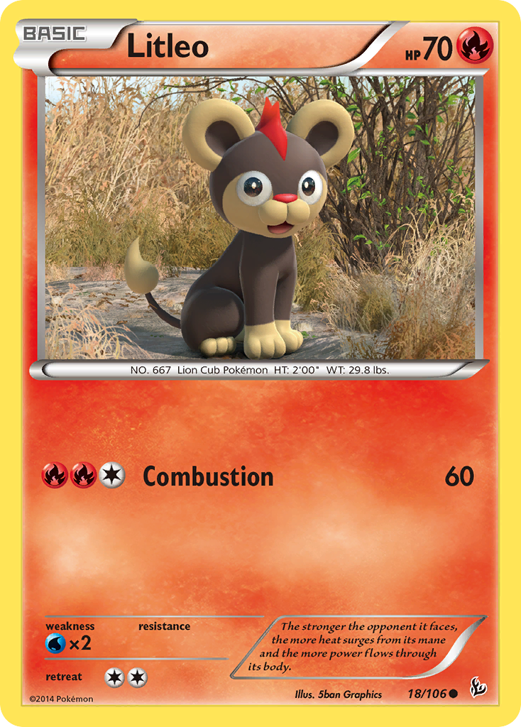 Litleo (18/106) [XY: Flashfire] | Exor Games Summserside