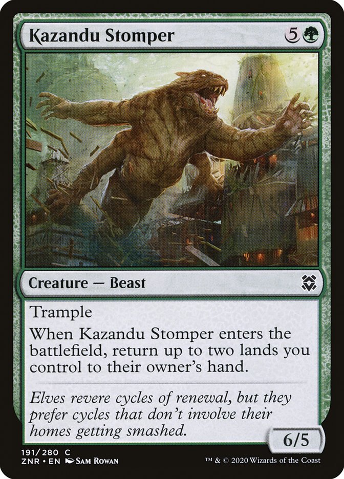 Kazandu Stomper [Zendikar Rising] | Exor Games Summserside