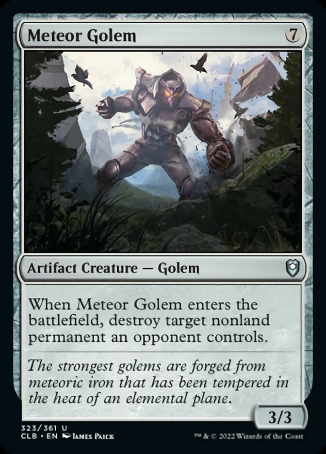 Meteor Golem [Commander Legends: Battle for Baldur's Gate] | Exor Games Summserside