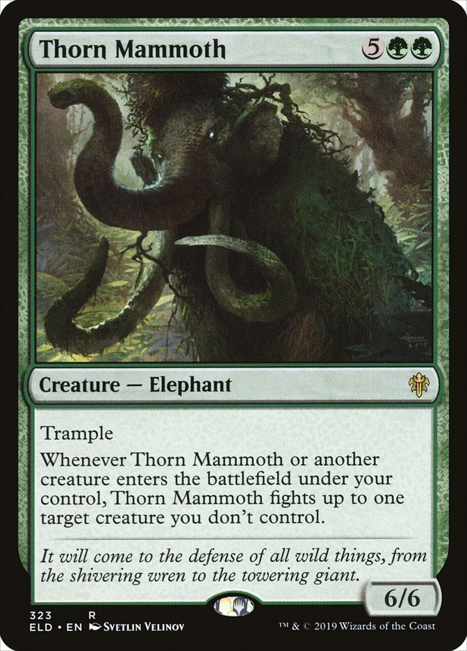 Thorn Mammoth [Throne of Eldraine] | Exor Games Summserside