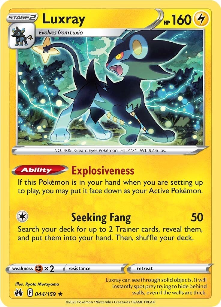 Luxray (044/159) (44) [Sword & Shield: Crown Zenith] | Exor Games Summserside