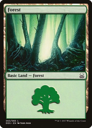 Forest (63) [Duel Decks: Mind vs. Might] | Exor Games Summserside