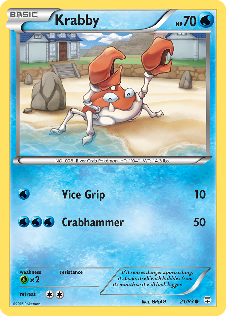 Krabby (21/83) [XY: Generations] | Exor Games Summserside