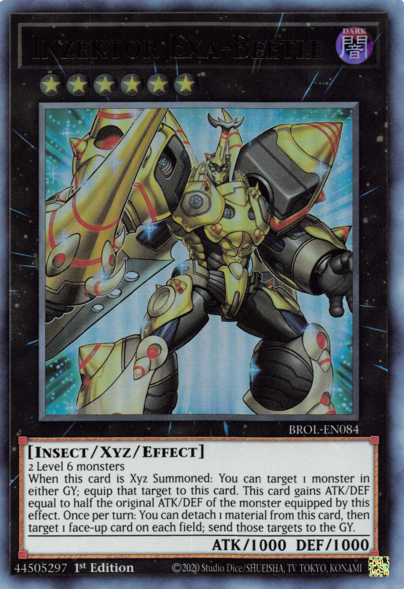 Inzektor Exa-Beetle [BROL-EN084] Ultra Rare | Exor Games Summserside
