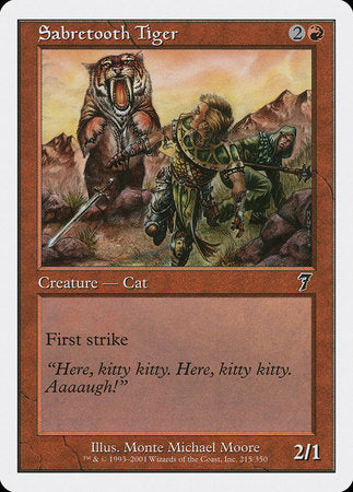 Sabretooth Tiger [Seventh Edition] | Exor Games Summserside