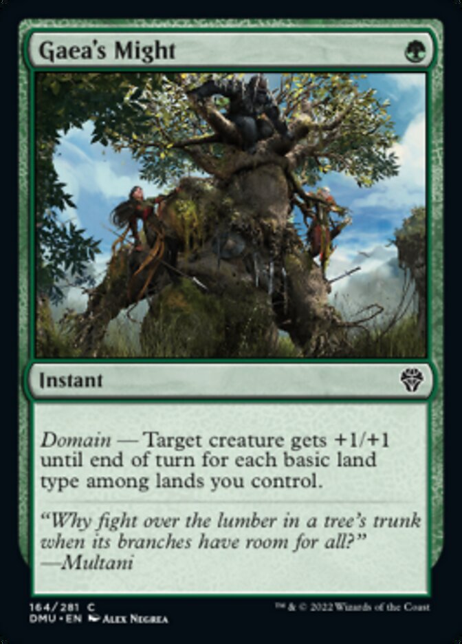 Gaea's Might [Dominaria United] | Exor Games Summserside