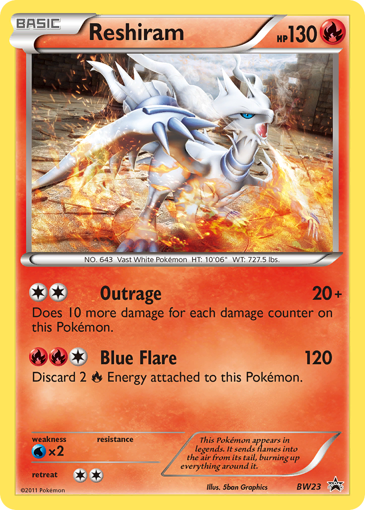 Reshiram (BW23) [Black & White: Black Star Promos] | Exor Games Summserside