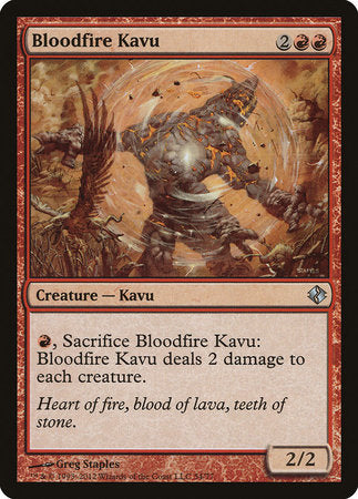 Bloodfire Kavu [Duel Decks: Venser vs. Koth] | Exor Games Summserside