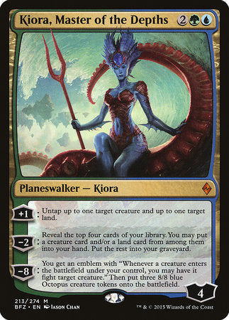 Kiora, Master of the Depths [Battle for Zendikar] | Exor Games Summserside