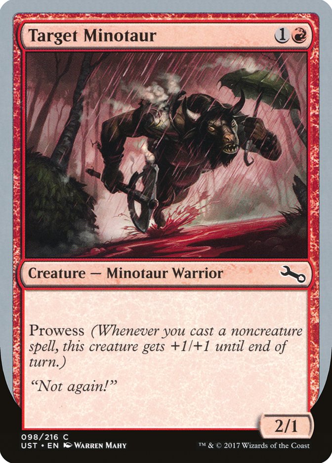 Target Minotaur (Rain Art) [Unstable] | Exor Games Summserside