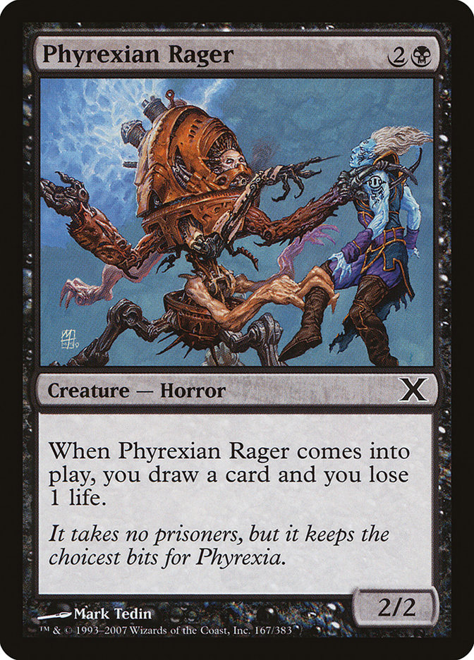 Phyrexian Rager [Tenth Edition] | Exor Games Summserside