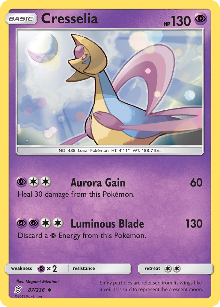 Cresselia (87/236) [Sun & Moon: Unified Minds] | Exor Games Summserside