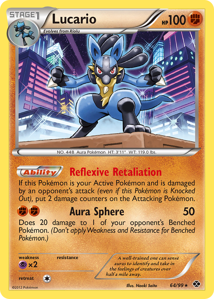 Lucario (64/99) [Black & White: Next Destinies] | Exor Games Summserside