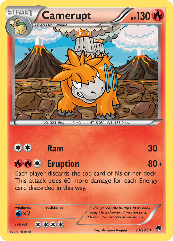 Camerupt (13/122) [XY: BREAKpoint] | Exor Games Summserside