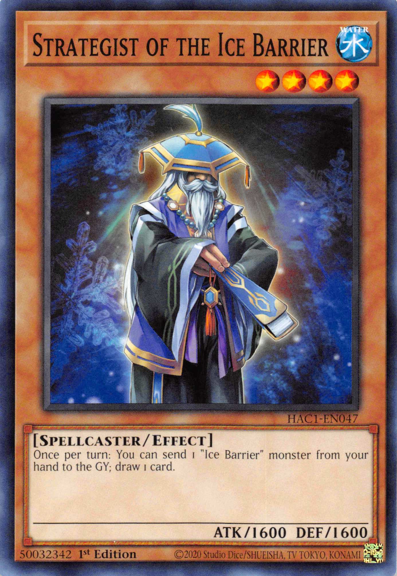 Strategist of the Ice Barrier (Duel Terminal) [HAC1-EN047] Parallel Rare | Exor Games Summserside