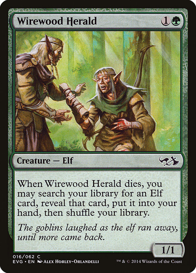 Wirewood Herald (Elves vs. Goblins) [Duel Decks Anthology] | Exor Games Summserside